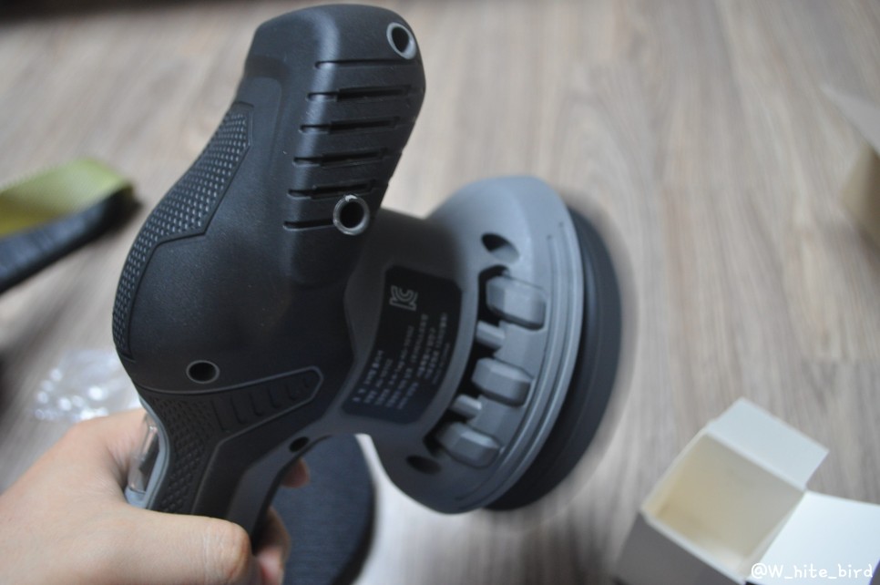 5인치 백업패드 교체하기 이지러스터 광택기 5