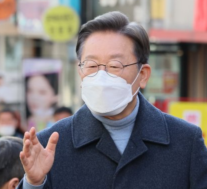  이재명 후보  경기도 표심 잡으러 공약 내세워