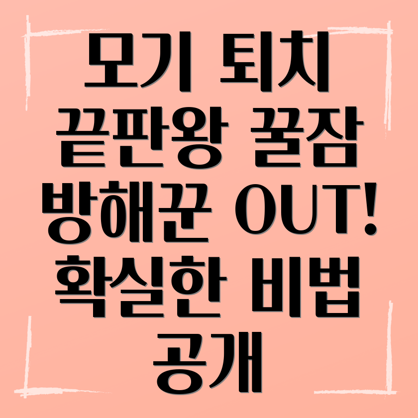 모기 퇴치