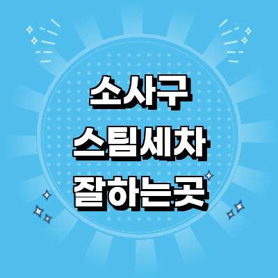 부천 소사구 스팀세차
