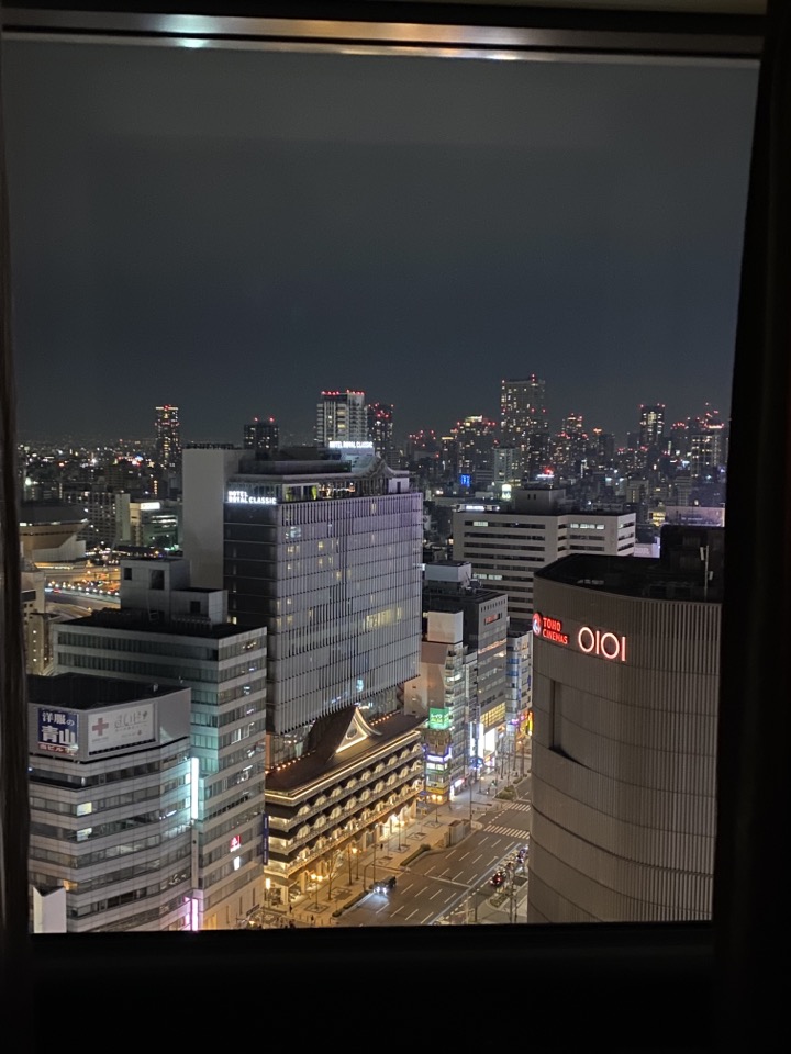 스위소텔 난카이 오사카 전망 야경