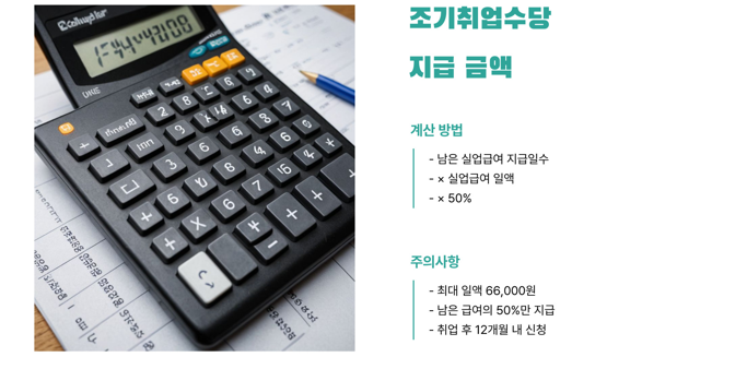 실업 급여_조기 취업 수당