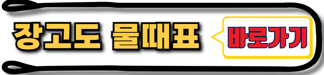 장고도 물때표