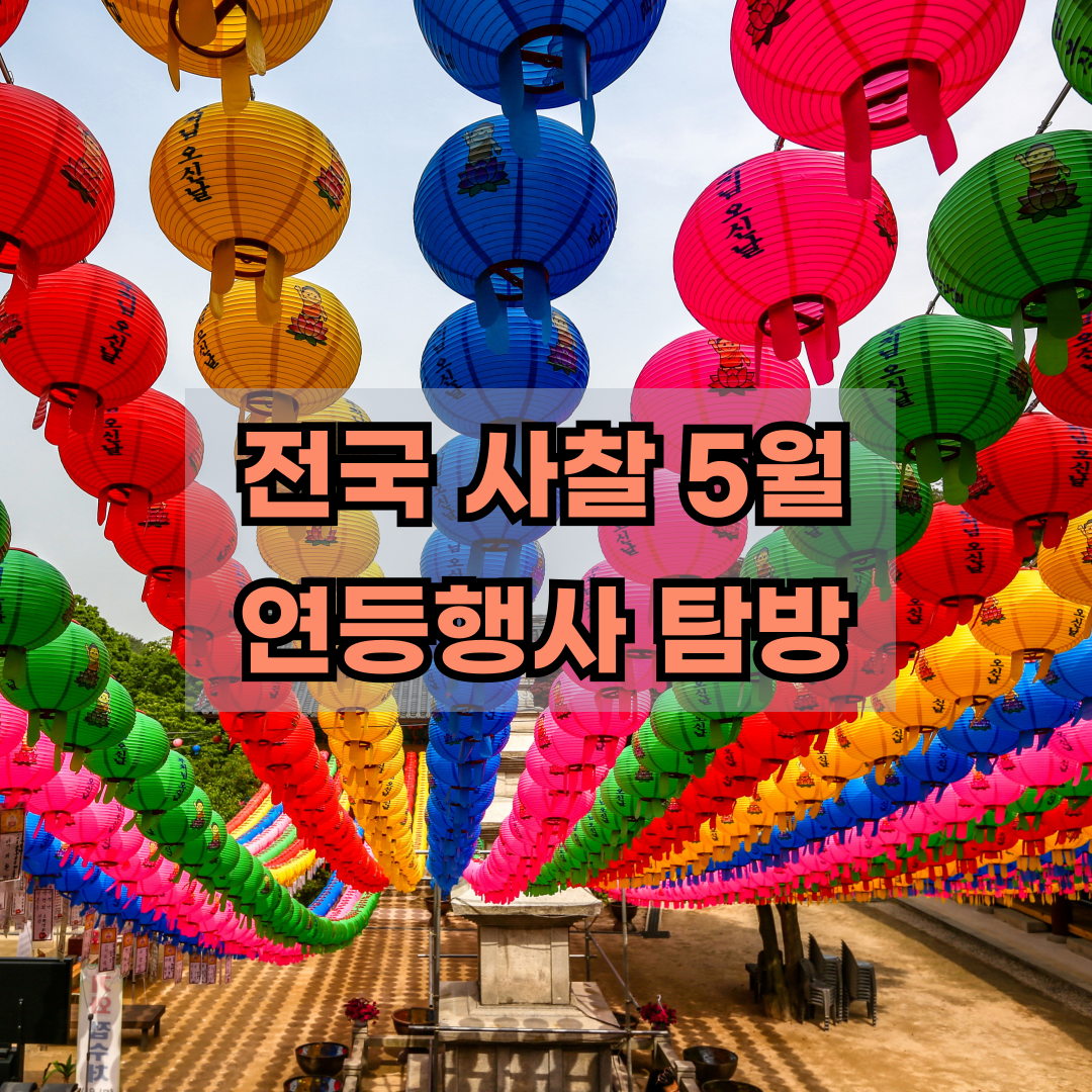 전국 사찰 5월 연등 축제