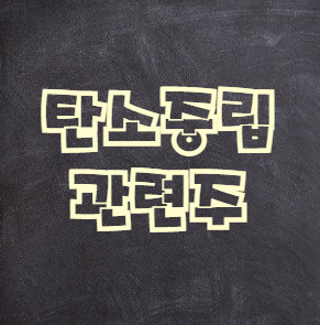  탄소중립 관련주 총정리