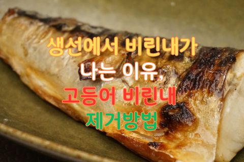 생선 비린내 나는 이유&#44; 고등어 비린내 제거