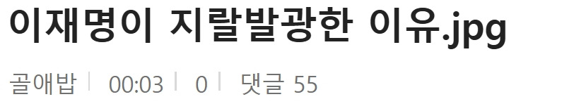이재명 성남시장 당시 레전드 일화