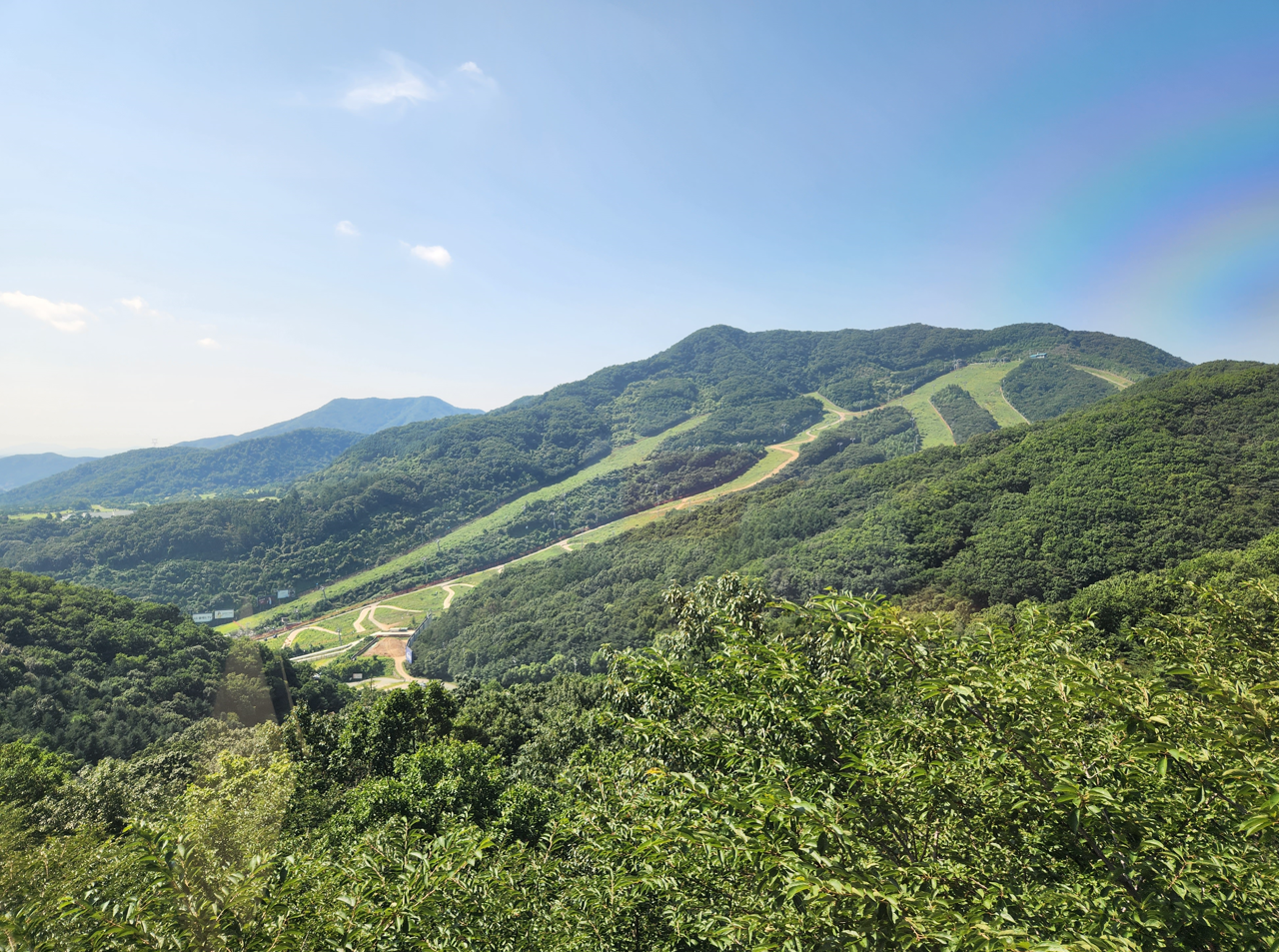 경기도광주 곤지암 화담숲 수국축제 곤지암리조트 모노레일