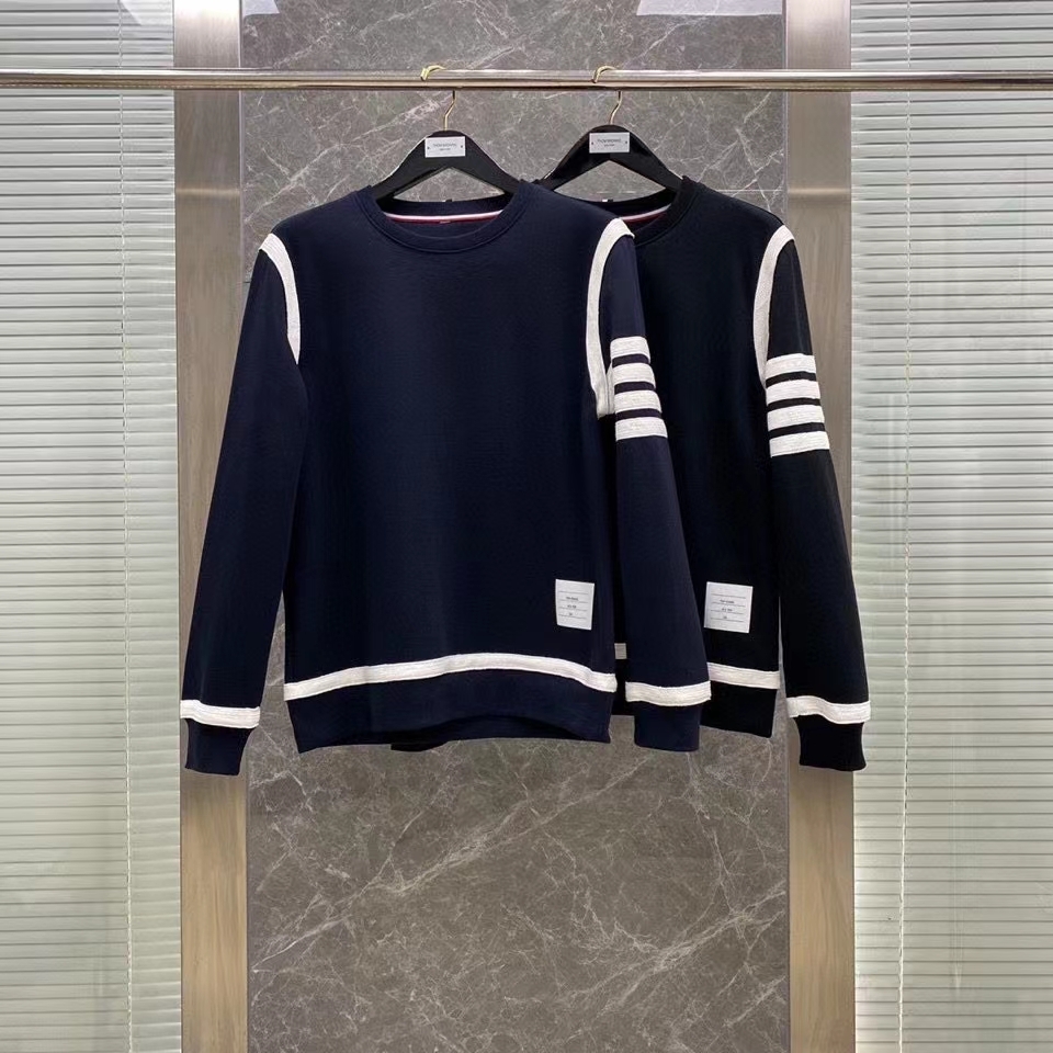  [THOM BROWNE] 톰브라운 4-바 스티치 라인 스웨트 셔츠 맨투맨 티셔츠 (2 COLOR)