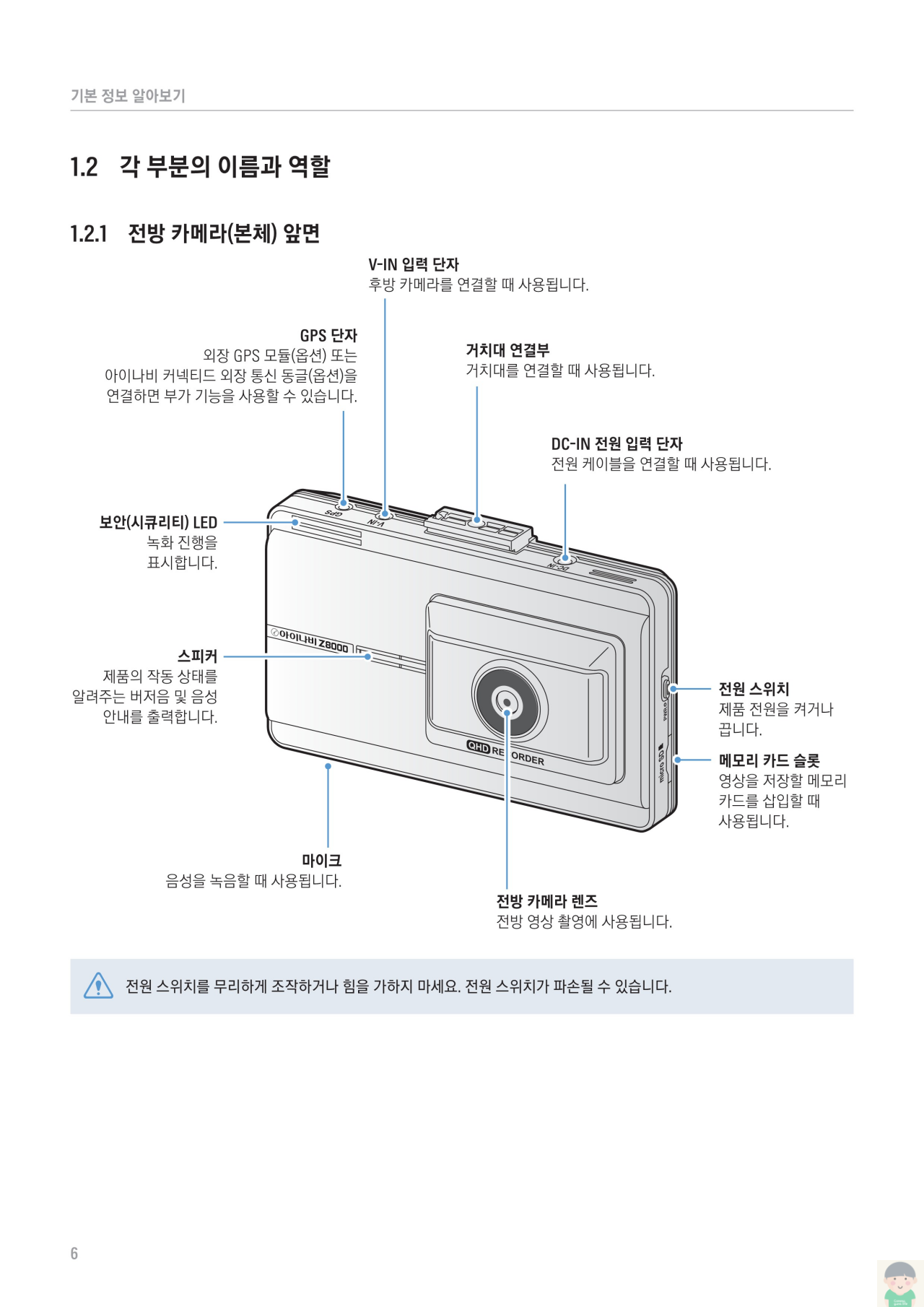 아이나비 Z8000 사용설명서 바로보기