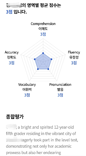 레벨테스트 결과2