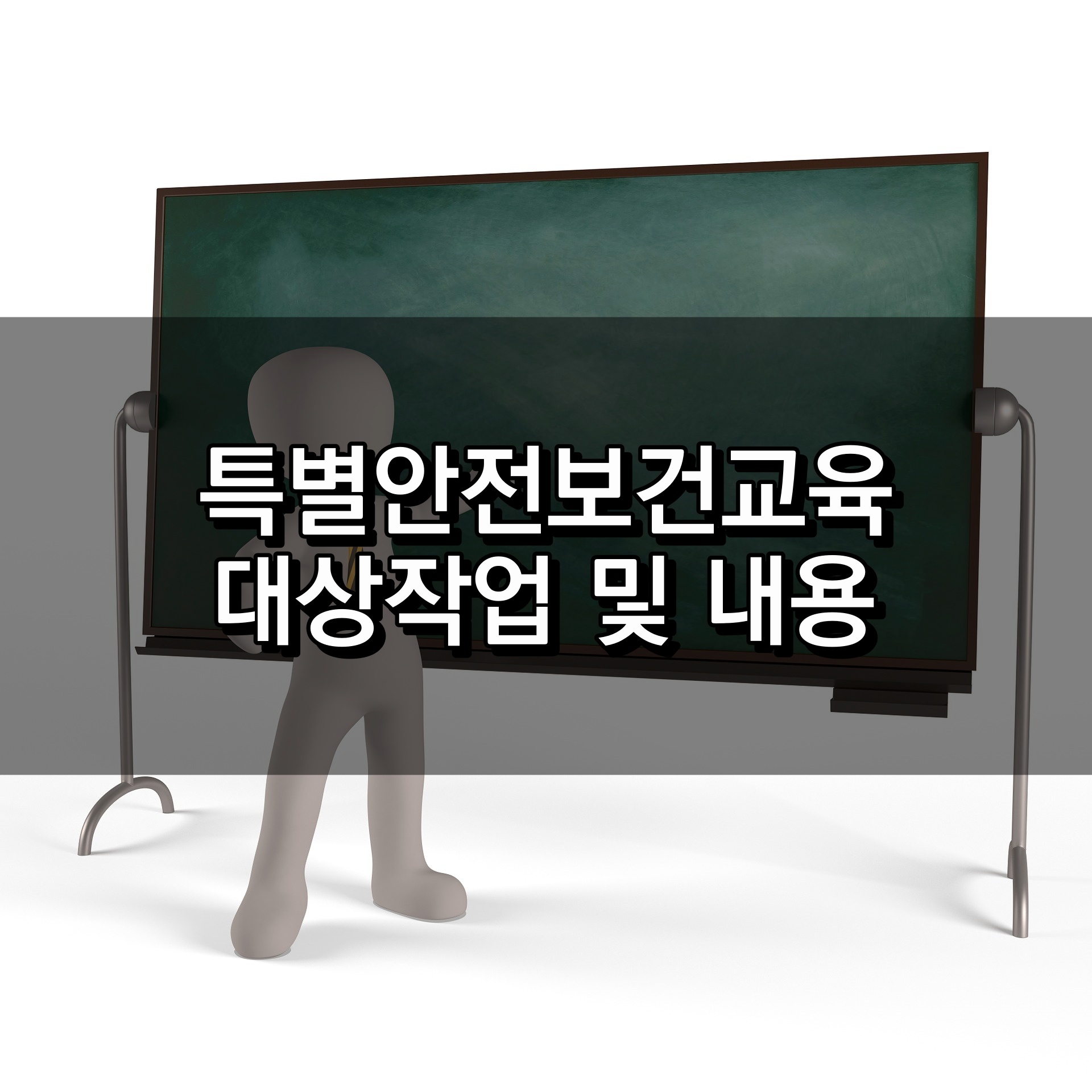 특별안전보건교육