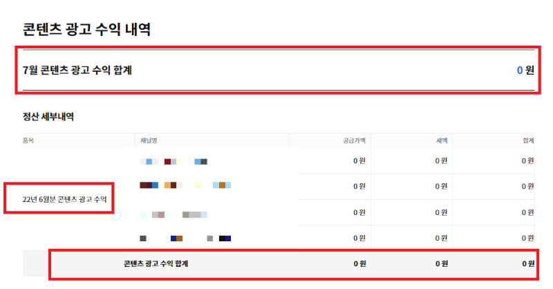카카오뷰7월-콘텐츠광고-수익인증