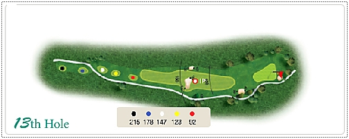 제주 부영cc 사랑 코스 13번 홀