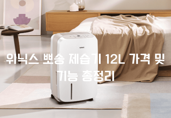위닉스 뽀송 제습기 12L 가격