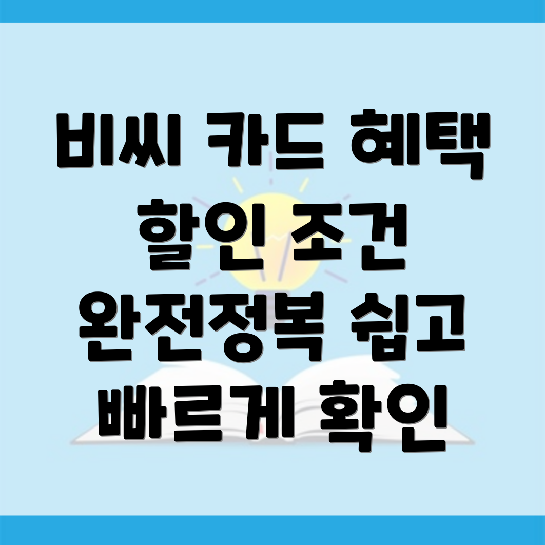 비씨 시발카드