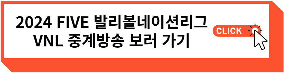 2024 FIVE 발리볼네이션리그 VNL 중계방송 보러 가기