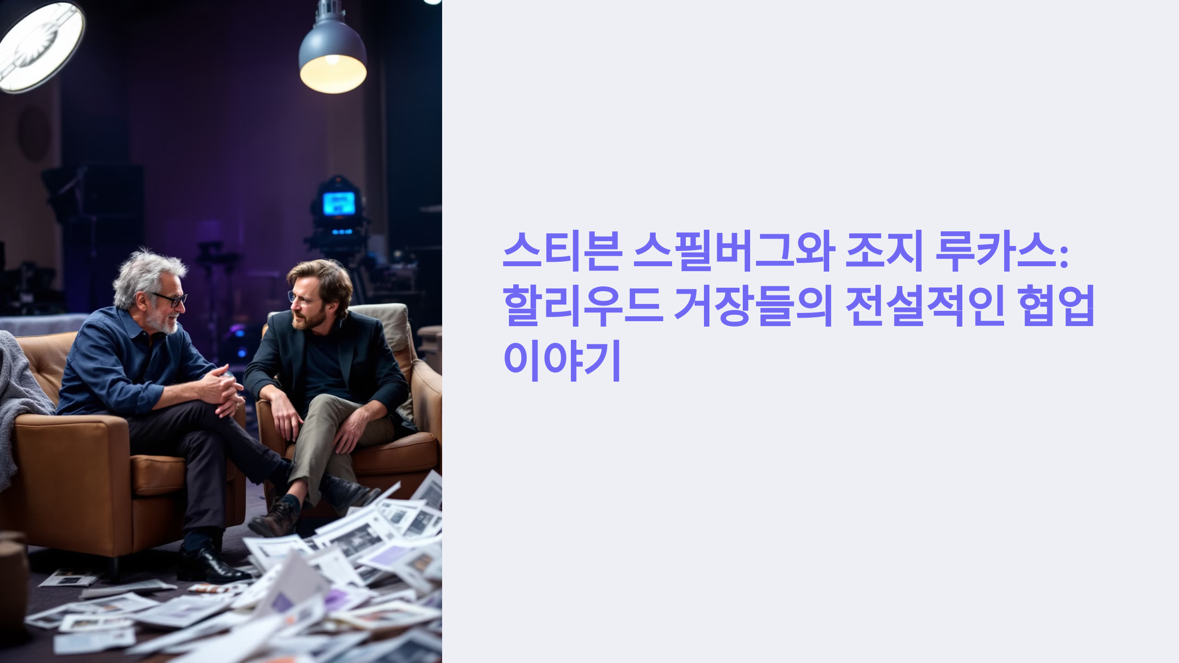 스티븐 스필버그와 조지 루카스의 협업