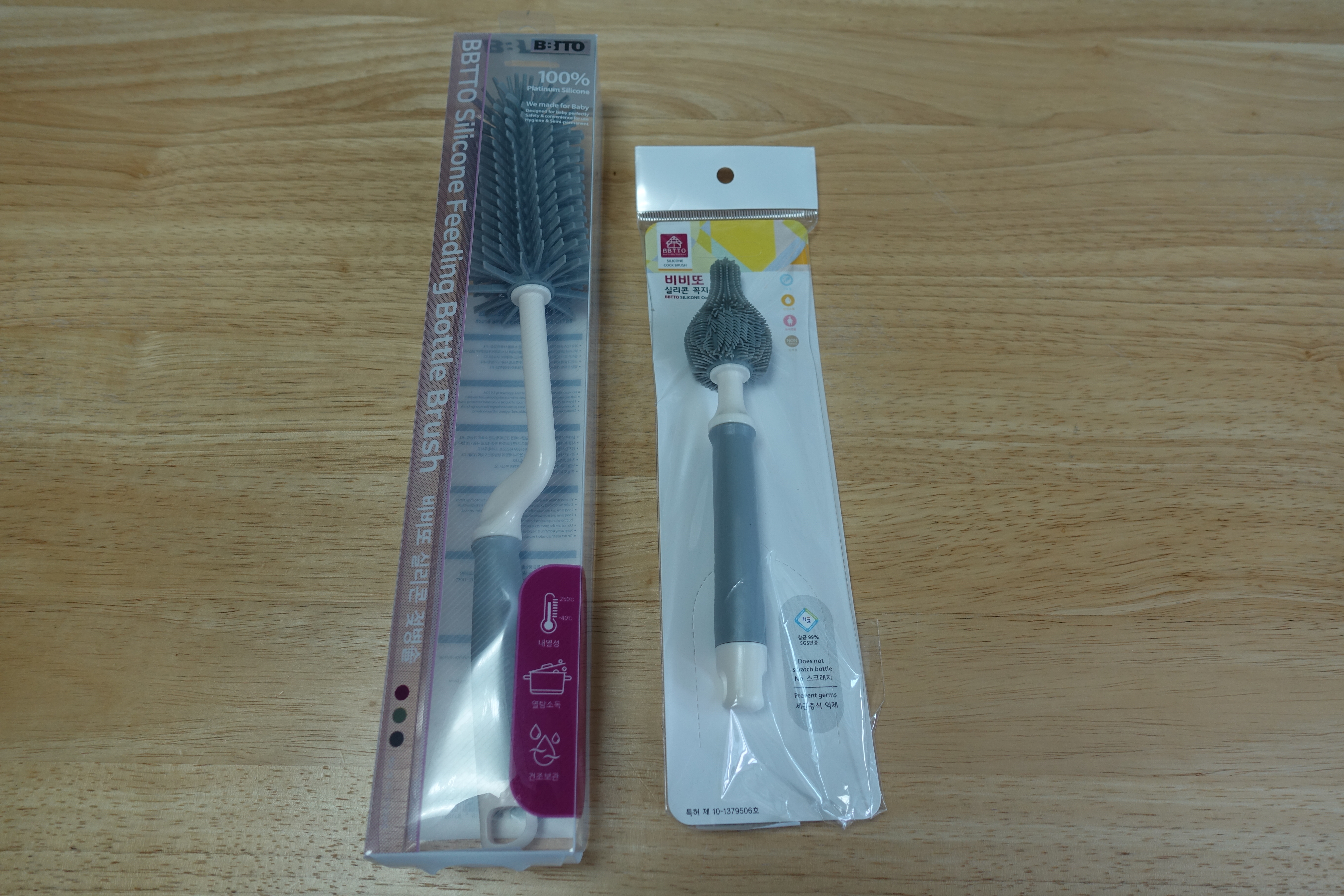  [젖병솔] 잘 닦이고 오래 쓸 수 있는 실리콘 젖병솔, 꼭지솔(텀블러 세척솔로도 사용 가능)