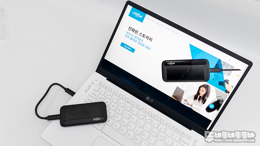  마이크론 Crucial X8 Portable 1TB SSD 아스크텍