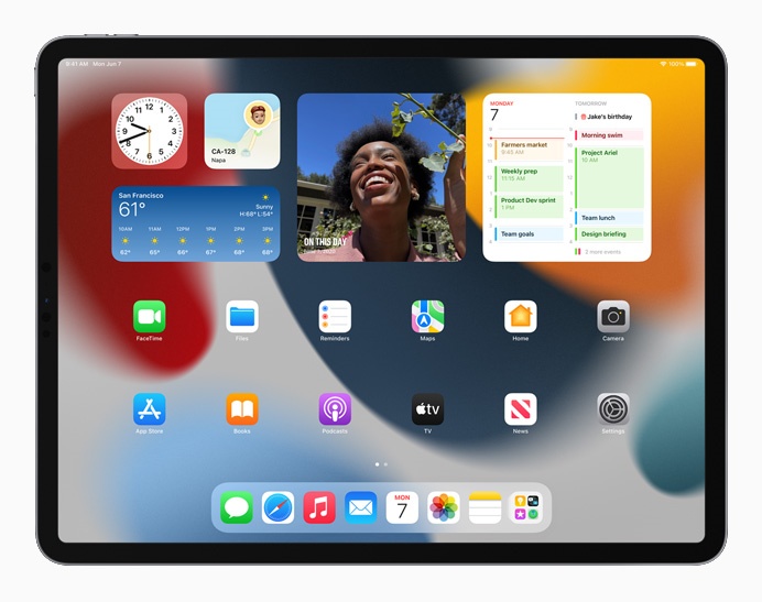 애플 아이패드 iPadOS15 위젯