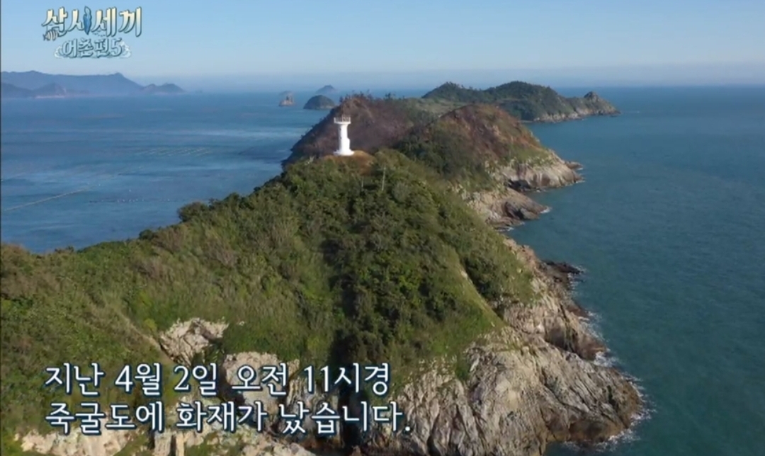  삼시세끼 죽굴도 산불