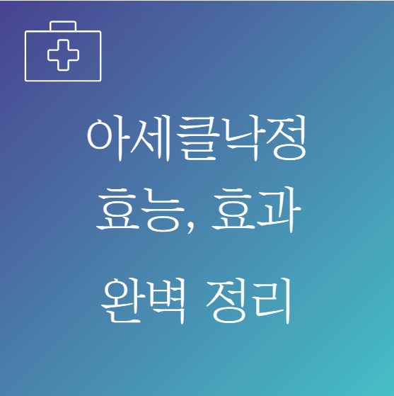 아세클낙정