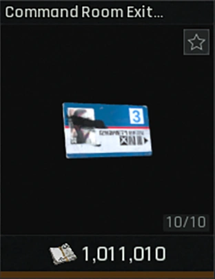 Command Room Exit Keycard