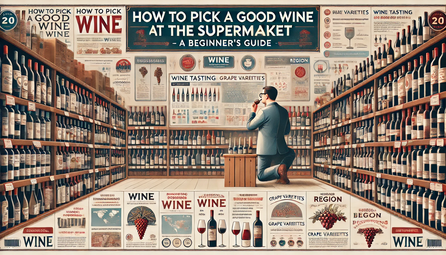 와인 초보를 위한 마트에서 좋은 와인 고르는 법
