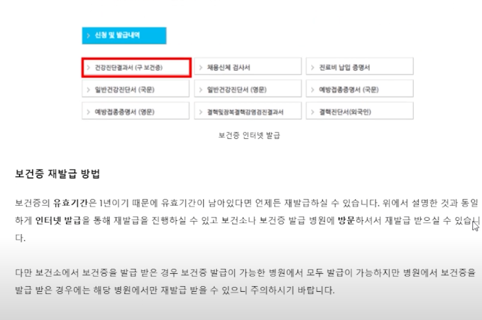 알바/취업 필수! 2025년 보건증(건강진단결과서) 온라인 발급 초간단 방법 (G-health)