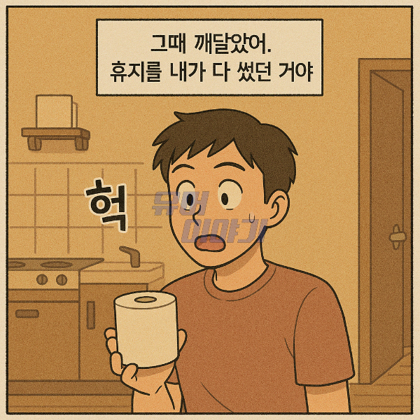 여친이 화장실갈때 남자가 한 소름돋는 행동 5