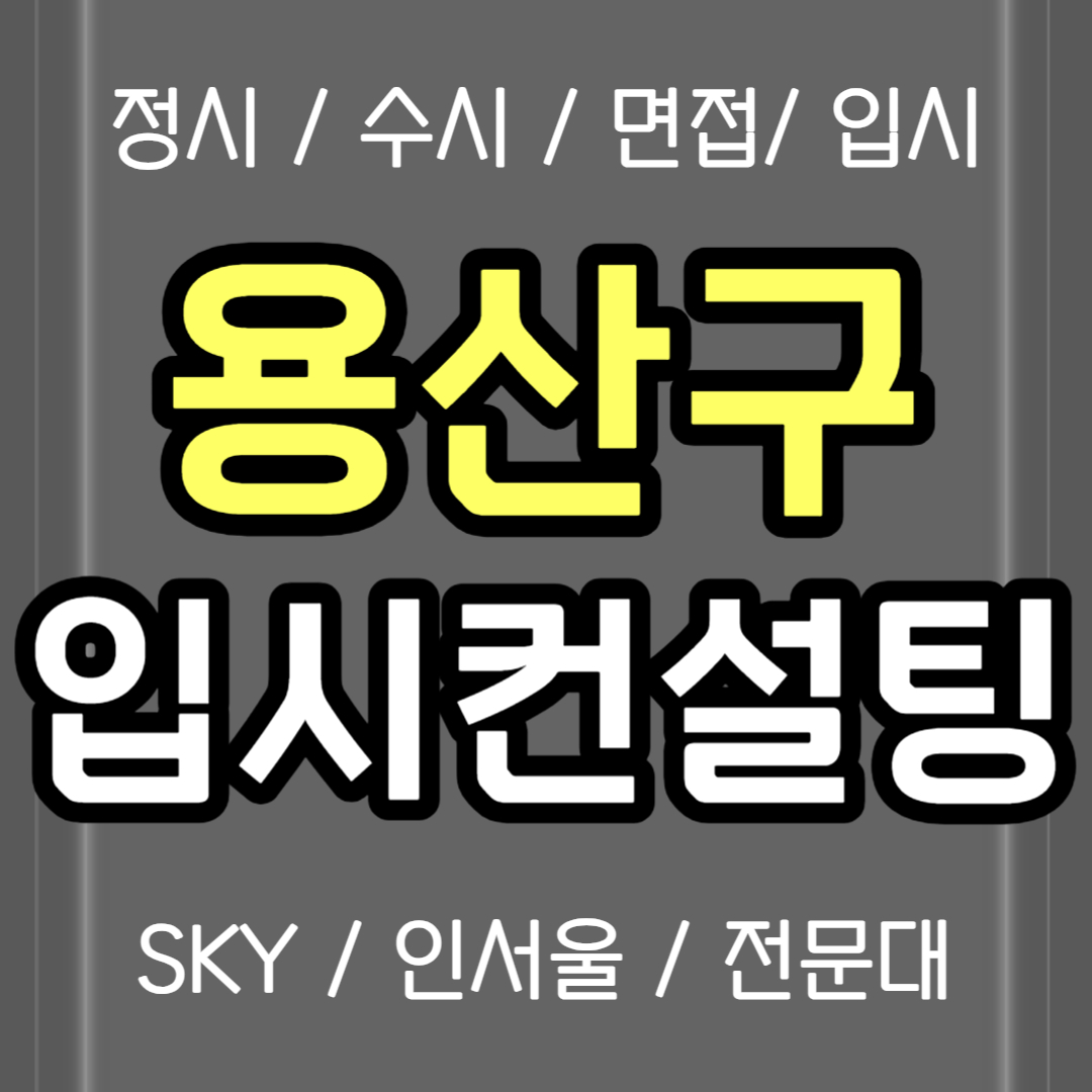  용산구 정시컨설팅 입시컨설팅 중2 중3 이촌동 수시컨설팅 전문 고1 고2 고3 화상 입시컨설팅 추천 생기부 의대 스카이