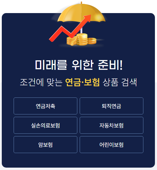 금융감독원 금융상품조회