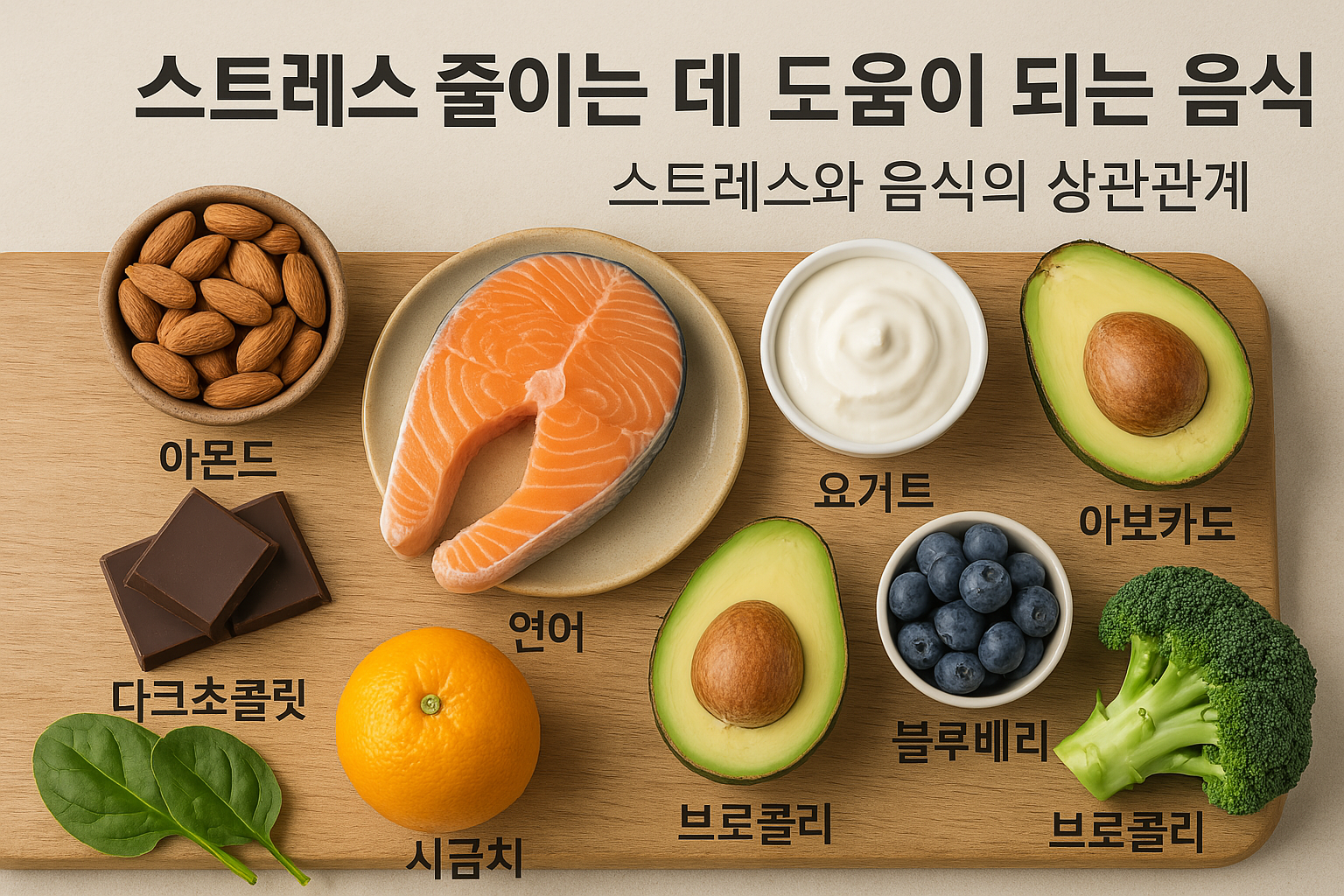스트레스와 음식의 상관관계