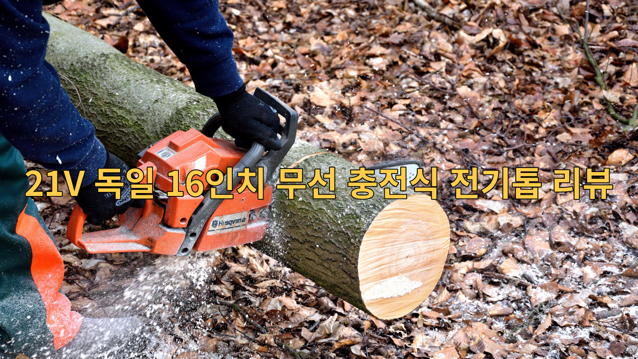  21V 독일 16인치 무선 충전식 전기톱 리뷰