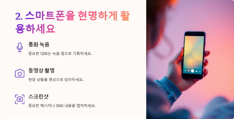 이혼 소송 시 유리한 증거 확보하는 방법