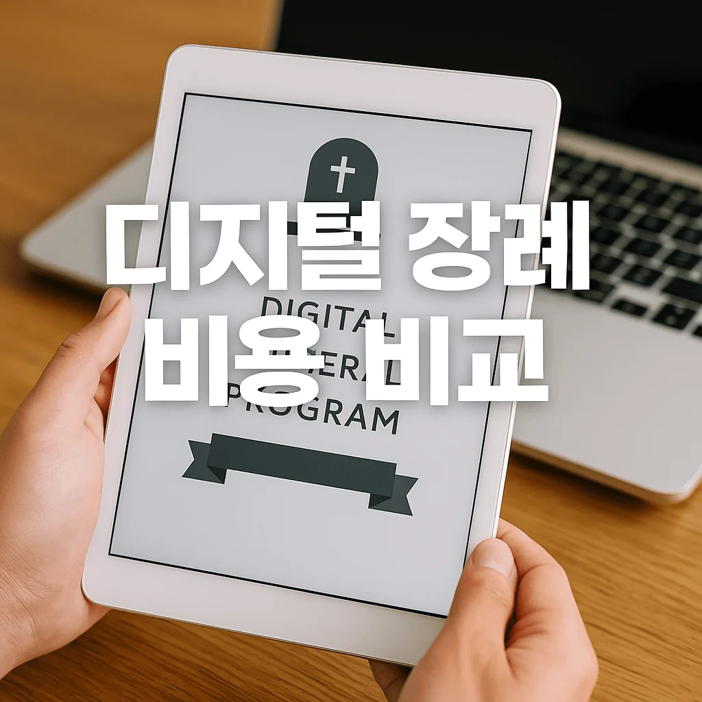 디지털 장례 신청 전에 이건 꼭 확인하세요