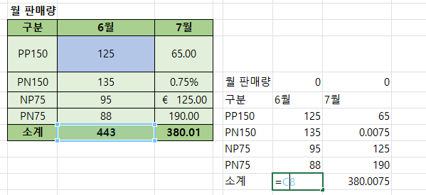 연결하여 붙혀넣기