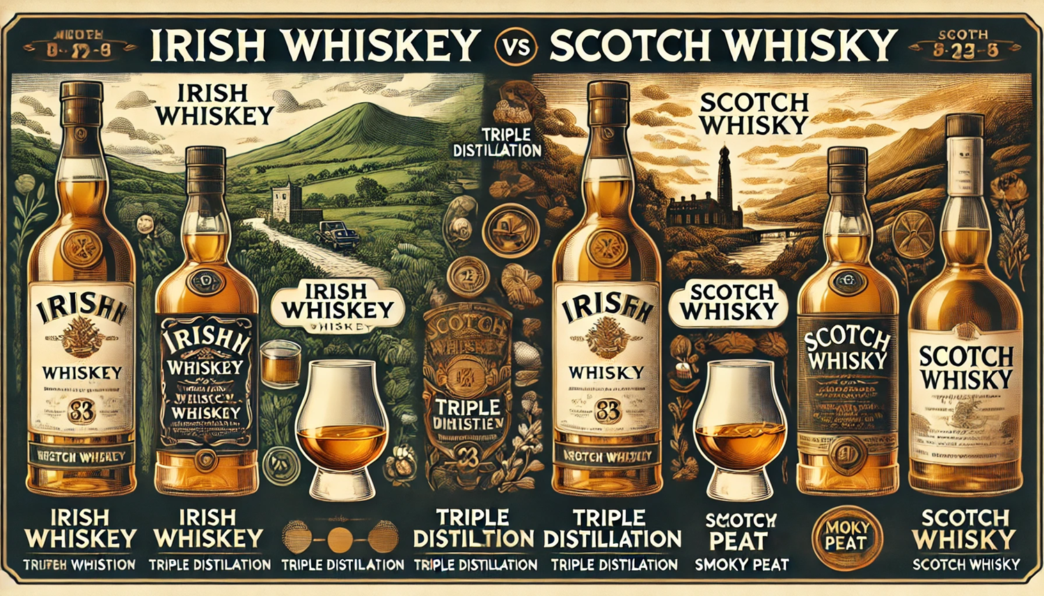 아이리시 위스키 완벽 가이드! 스카치와는 어떻게 다를까?
