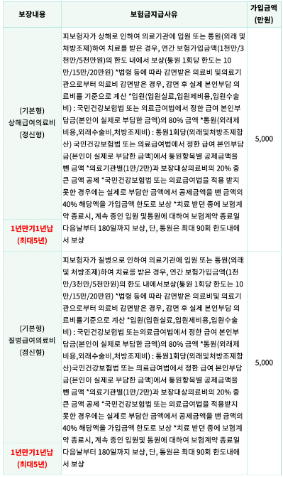 DB손해보험 실비보험 청구서류 청구방법 인터넷가입 보장내용 동부화재 후기