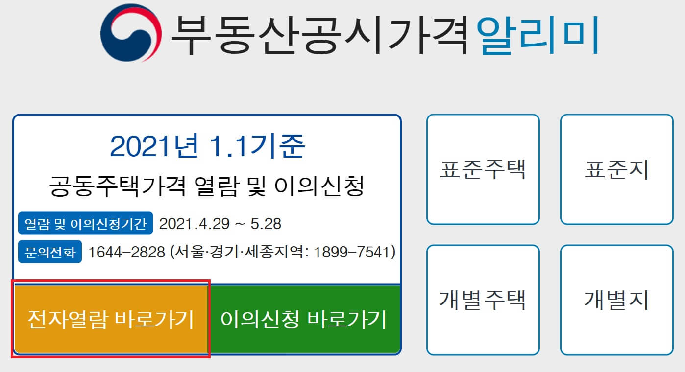  2021년 개별공시지가 조회 방법 총정리