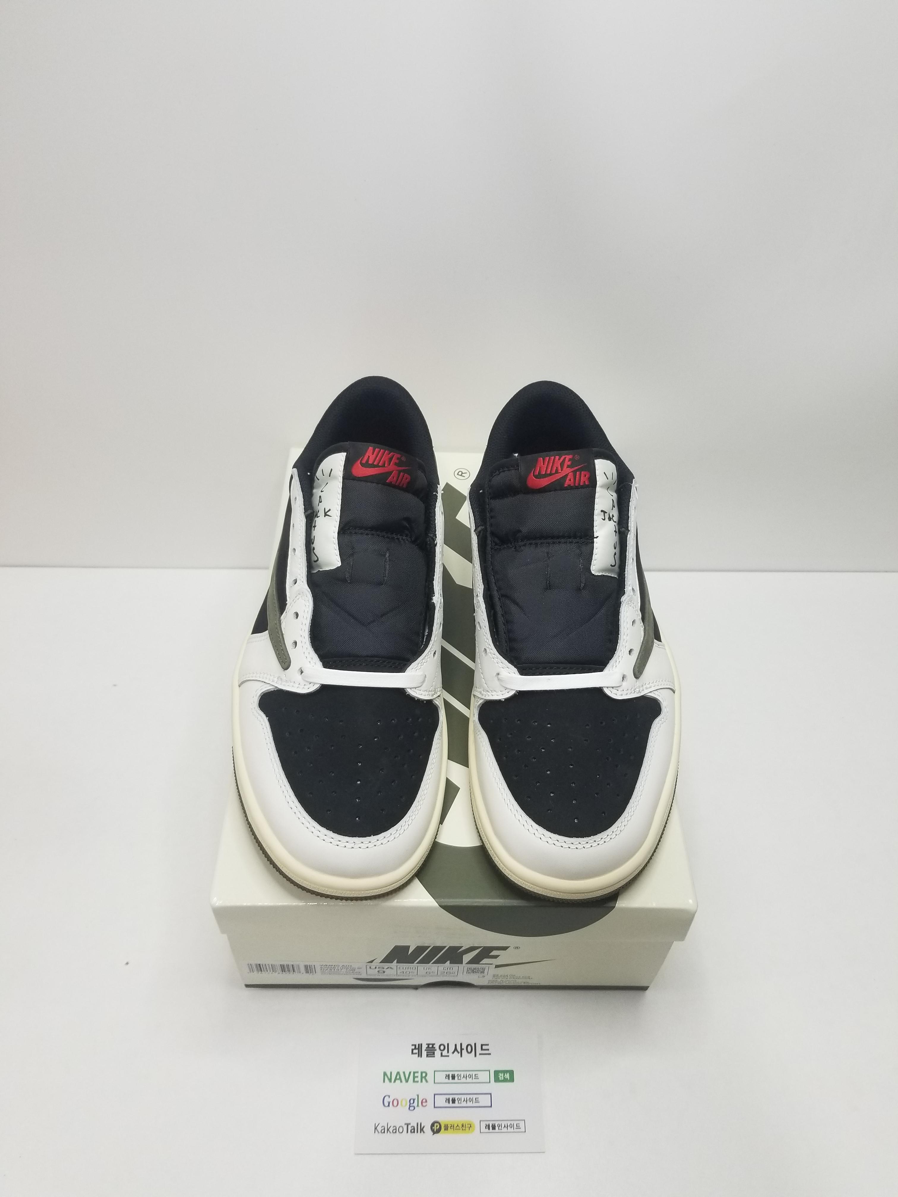  [AIR JORDAN] 트래비스 스캇 x 에어조던1 로우 올리브 DZ4137-106 남녀공용 (PK공장)