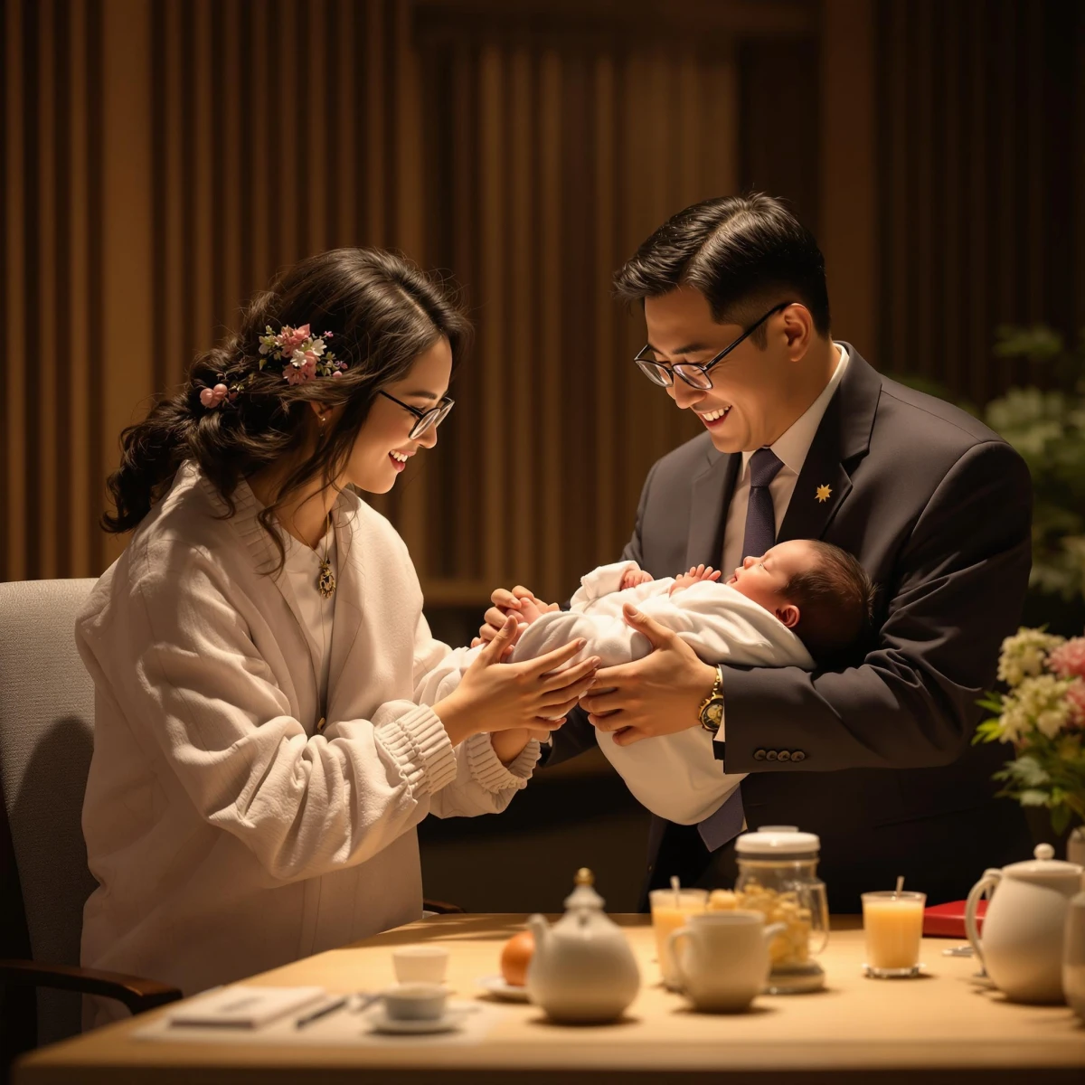 대기업 출산 축하
