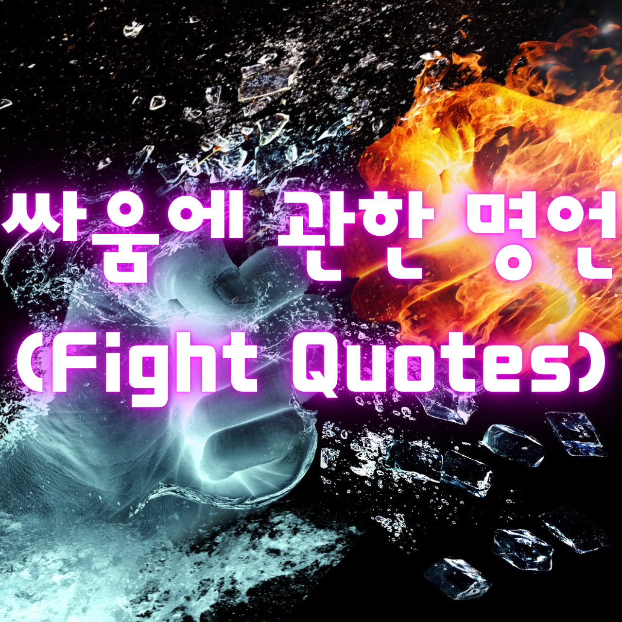 싸움에 관한 명언 (Fight Quotes)