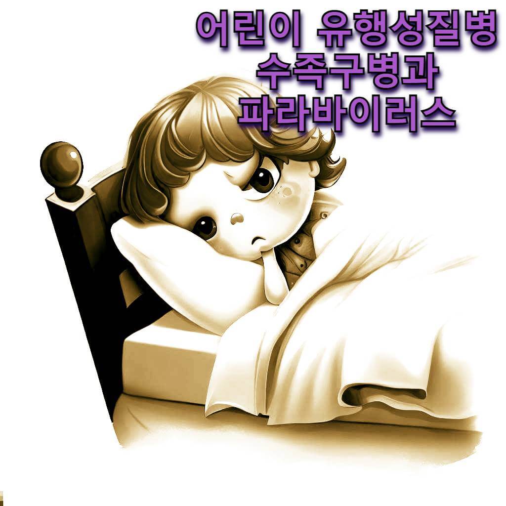  수족구병과 파라바이러스 어린이 유행병의 핵심정리