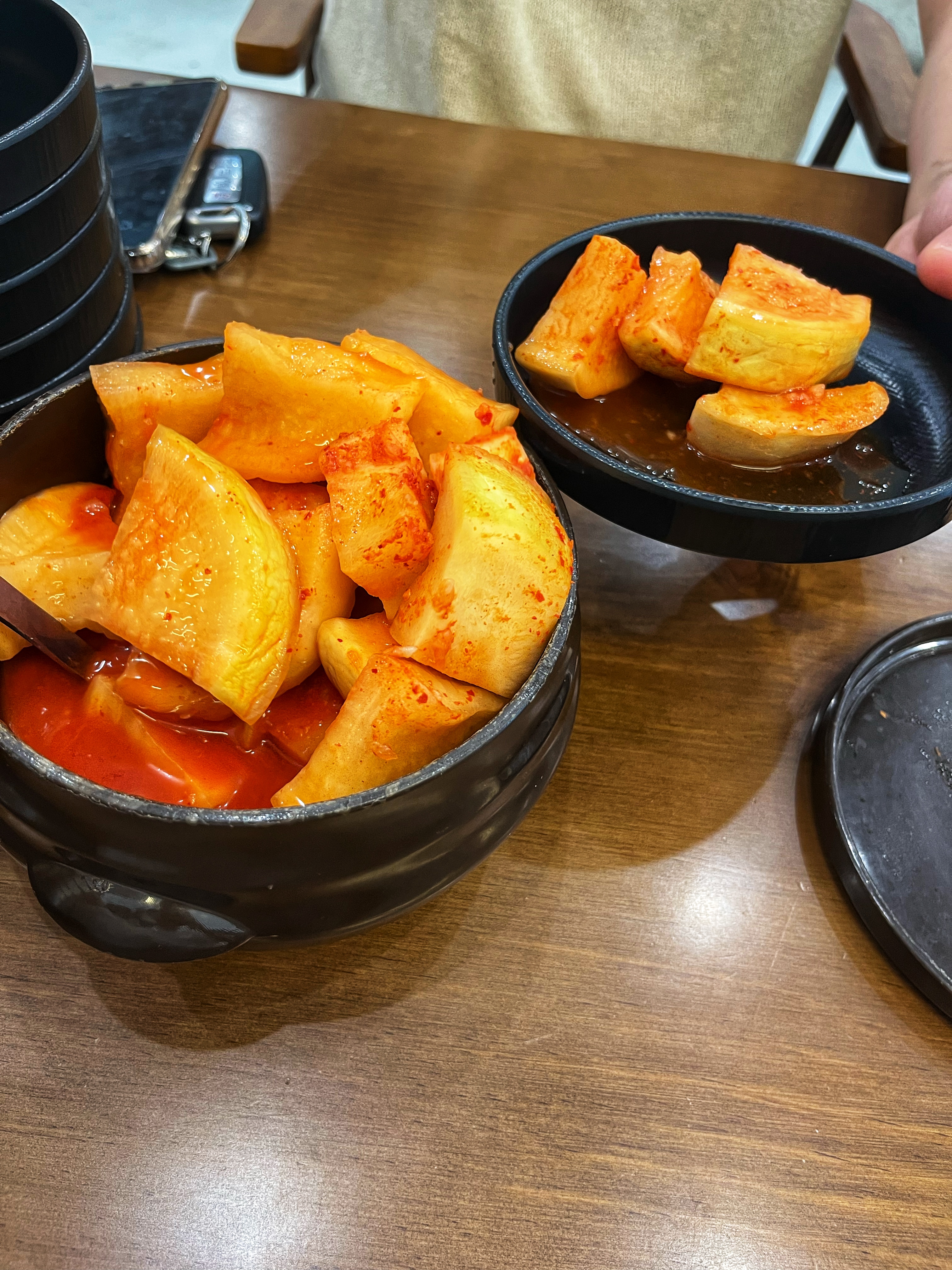 삼대갈비탕 깍두기사진