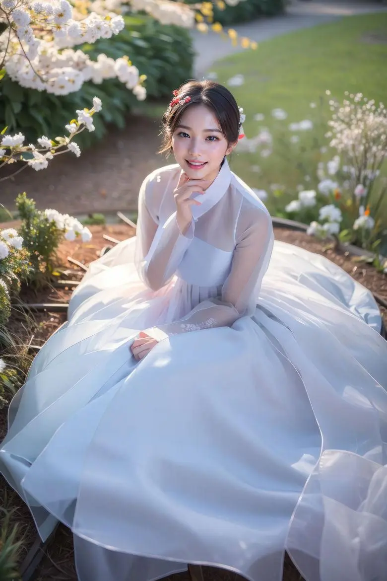  AI가 그린 한복 입은 여자 그림 모음(한복 사진 잘 찍는 법)