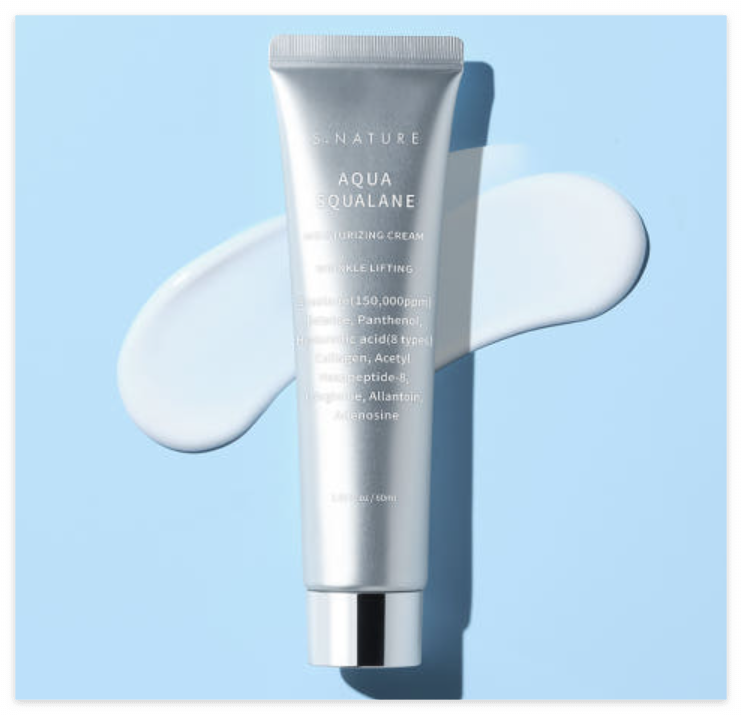 에스네이처 아쿠아 스쿠알란 수분크림(S.NATURE AQUA SQUALANE MOISTRE CREAM) 피지 모공 수분크림&amp;#44; 속 건조 수분 크림&amp;#44; 속 보습 수분 크림