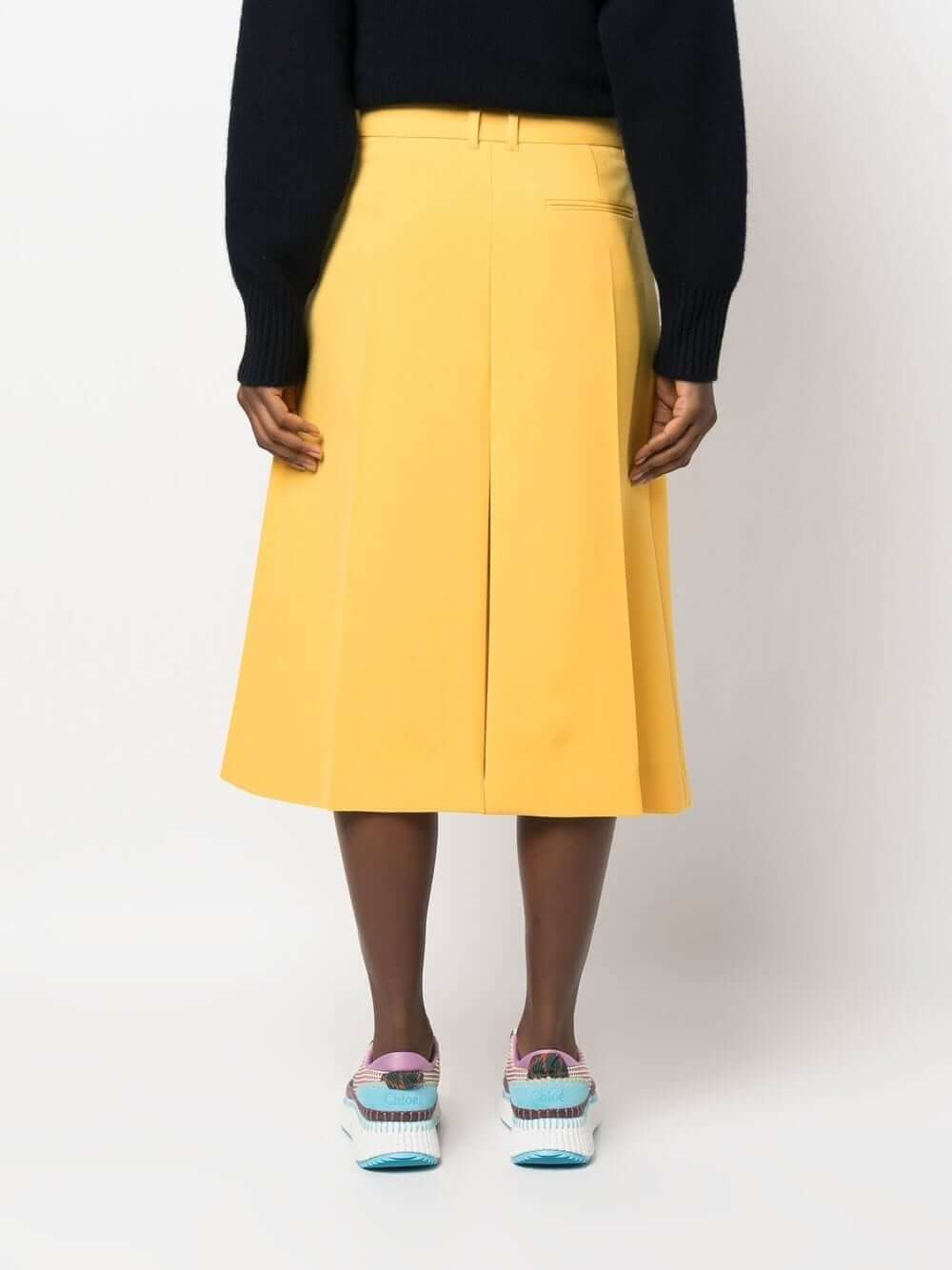 Middle slit high waisted skirt / Stella McCartney