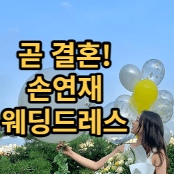  8월 21일 결혼, 손연재 웨딩드레스